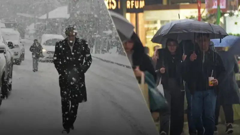 Türkiye'yi Etkisi Altına Alan 3 Günlük Yağışlı Hava Durumu