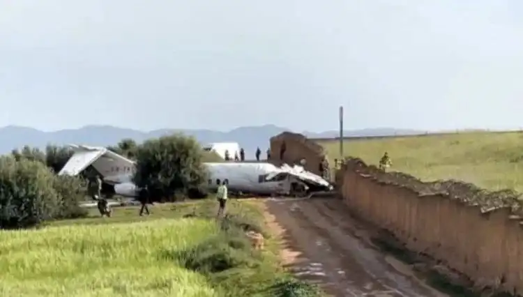 Pistten Çıkan Uçak, Duvara Çarparak Büyüledi: Detaylar Ortaya Çıktı!