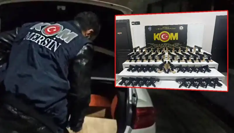 Mersin'de Ele Geçirilen Araçta Silah Deposuna Dönüşen Gizli Tehlike