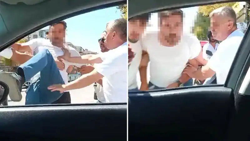 Dolmuş Şoförü Trafikte Dehşet Saçtı: Olay Anı Kameralarda