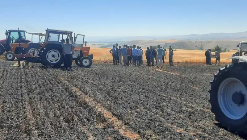 Yozgat'ta Tarım Felaketi: 100 Dönüm Alan Kül Oldu