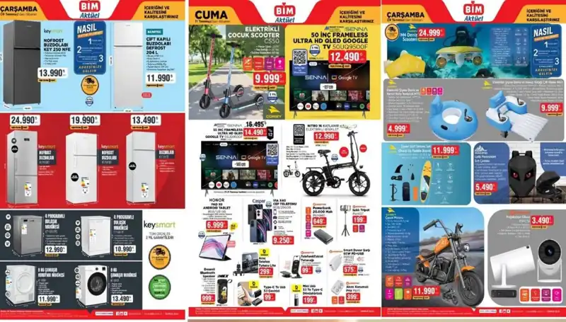 BİM 8-11 Temmuz Aktüel Kataloğu: Elektronik Ürünlerle Alışveriş Keyfi!