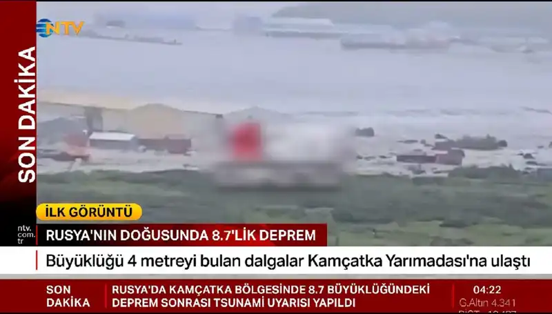 Kamçatka Kıyılarında Oluşan İlk Tsunami Dalgaları: Neler Oluyor?