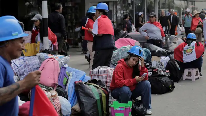 Peru'da Madencilerin Sokak Eylemleri: Gelecekleri İçin Mücadele Ediyorlar