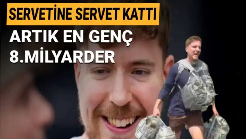 1 Milyar Dolarlık Servetiyle MrBeast, En Genç 8. Milyarder Oldu